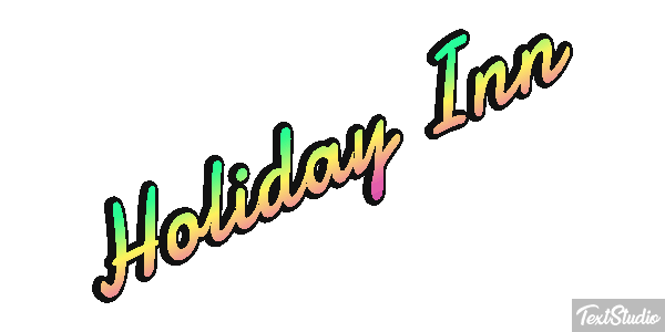 Holiday Inn Efeito do texto