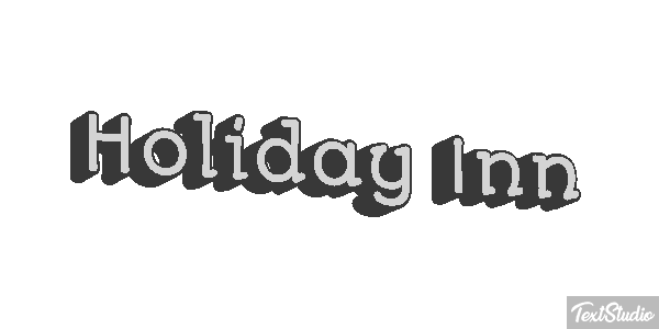 Holiday Inn Efeito do texto
