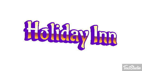 Holiday Inn Efeito do texto