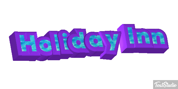 Holiday Inn Efeito do texto