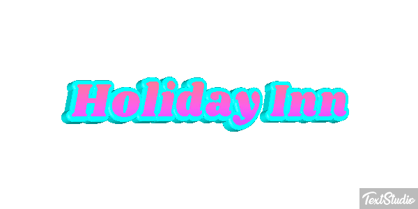 Holiday Inn Efeito do texto