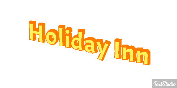 Holiday Inn Efeito do texto