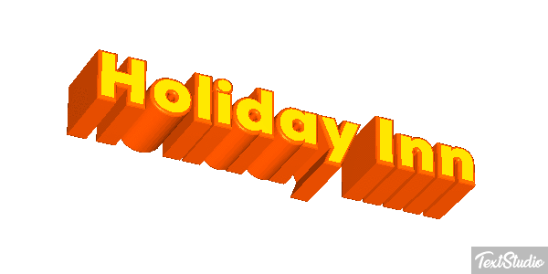 Holiday Inn Efeito do texto