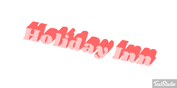 Holiday Inn Efeito do texto