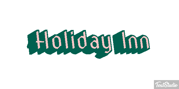 Holiday Inn Efeito do texto