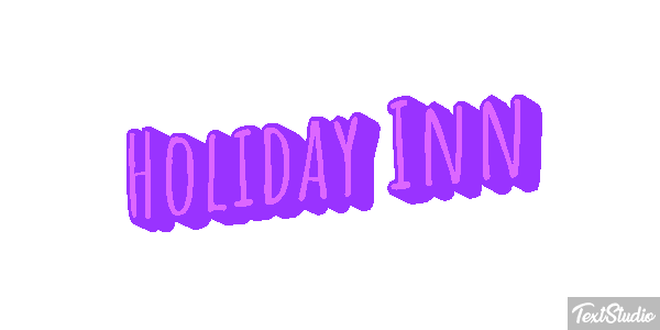 Holiday Inn Efeito do texto