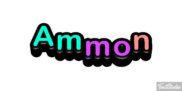 Ammon Tekst effect