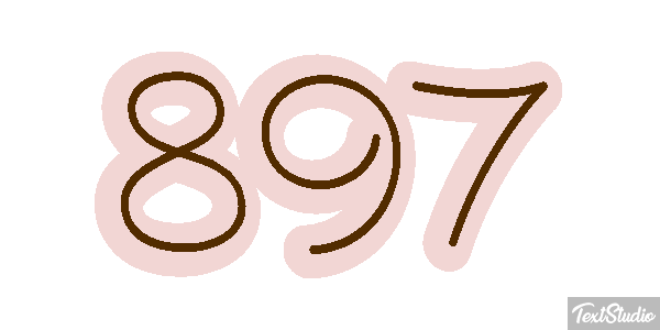 897 Texteffekt