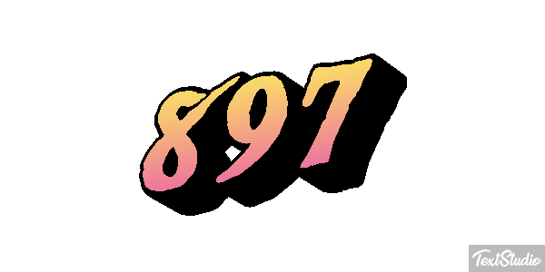 897 Texteffekt