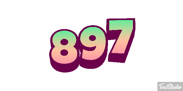 897 Texteffekt