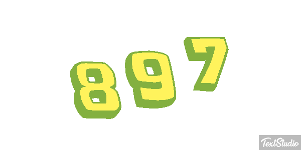 897 Texteffekt