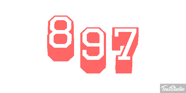 897 Texteffekt