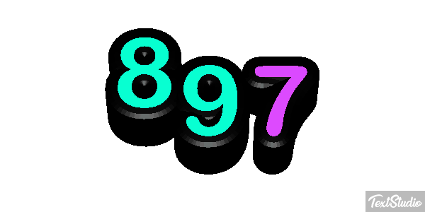 897 Texteffekt
