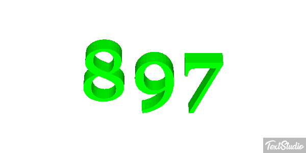 897 Texteffekt
