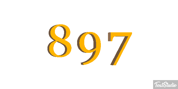 897 Texteffekt
