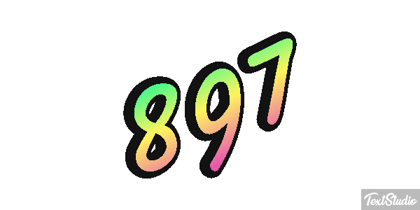 897 Texteffekt