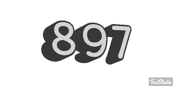 897 Texteffekt
