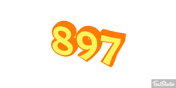 897 Texteffekt