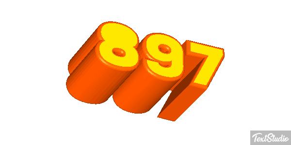 897 Texteffekt