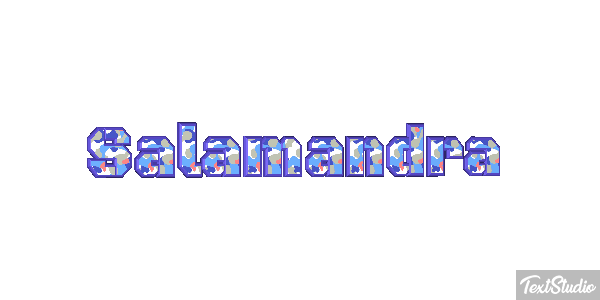 Salamandra Effetto testo