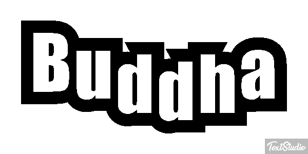 Buddha Text effect