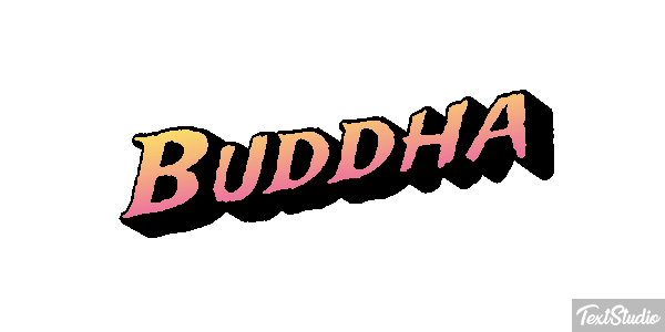 Buddha Text effect