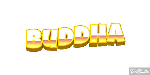 Buddha Text effect