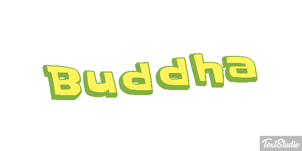 Buddha Text effect