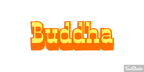 Buddha Text effect