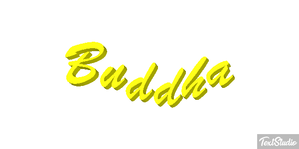 Buddha Text effect