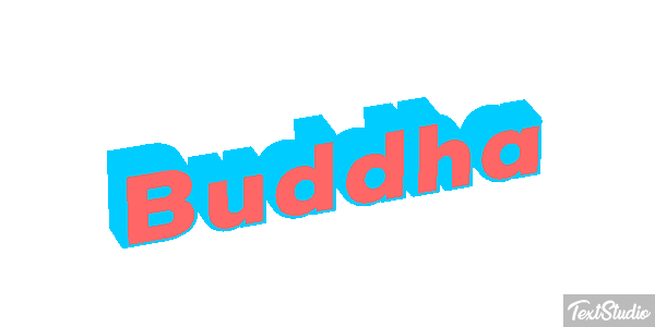 Buddha Text effect