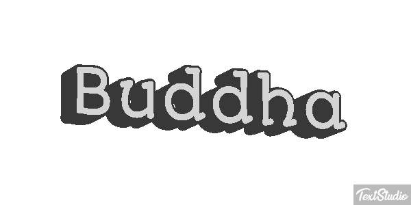 Buddha Text effect
