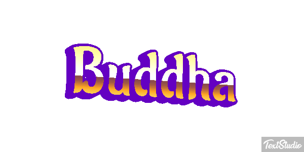 Buddha Text effect