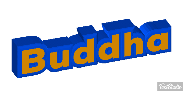 Buddha Text effect