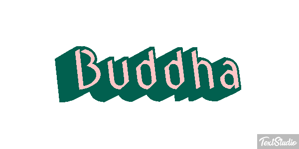 Buddha Text effect