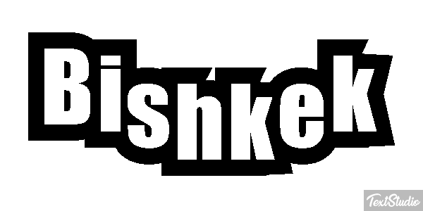 Bishkek Texteffekt