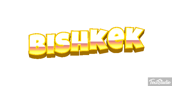Bishkek Texteffekt