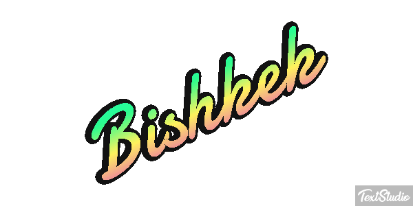 Bishkek Texteffekt