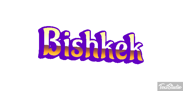 Bishkek Texteffekt