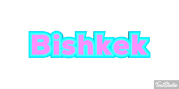 Bishkek Texteffekt