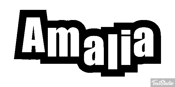 Amália Text effect