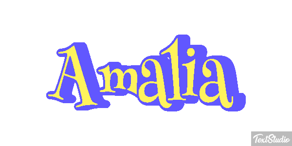 Amália Text effect