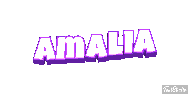 Amália Text effect
