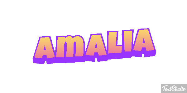 Amália Text effect