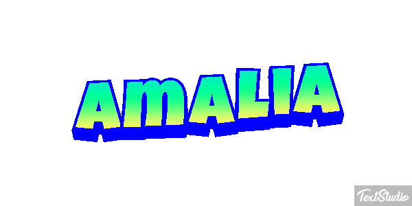 Amália Text effect