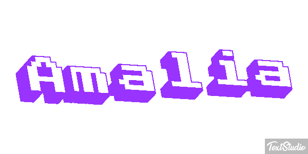 Amália Text effect