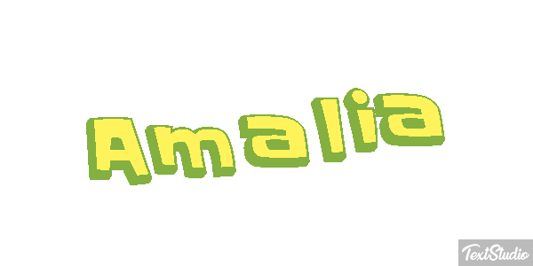 Amália Text effect