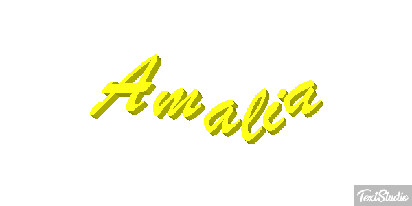 Amália Text effect