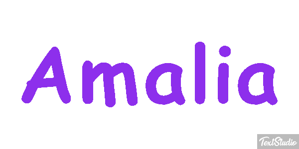 Amália Text effect