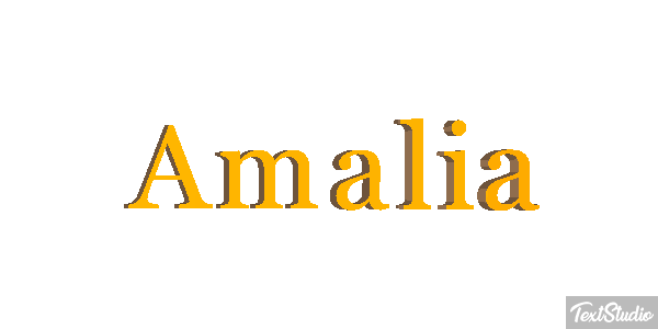 Amália Text effect